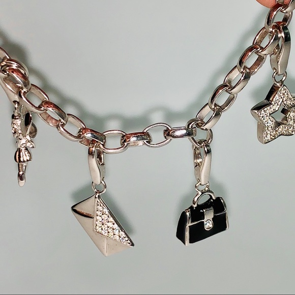 Giorgio Martello Sterling 925 Charm Bracelet - Picture 2 of 16